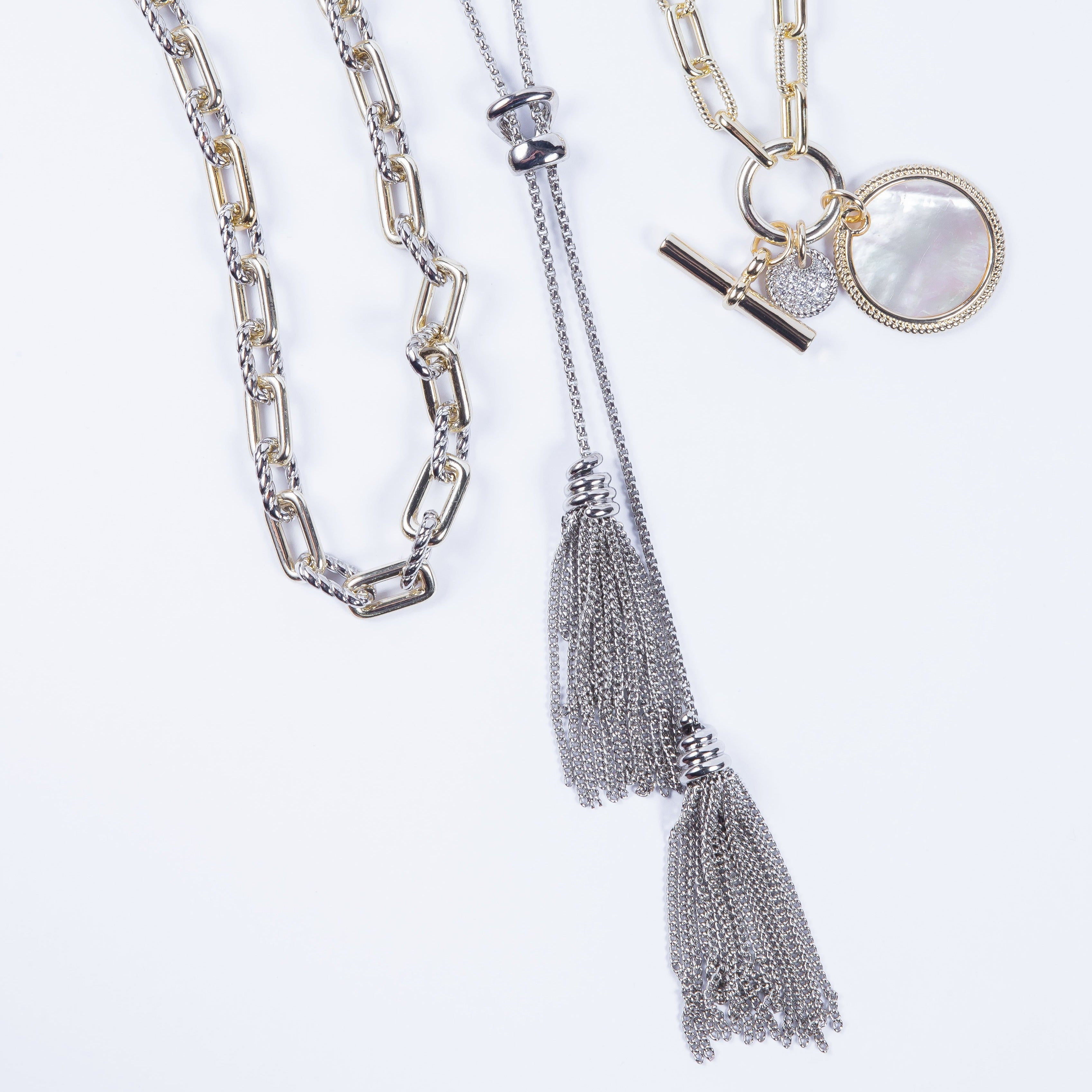 Collar Extra Long Skinny Tassel