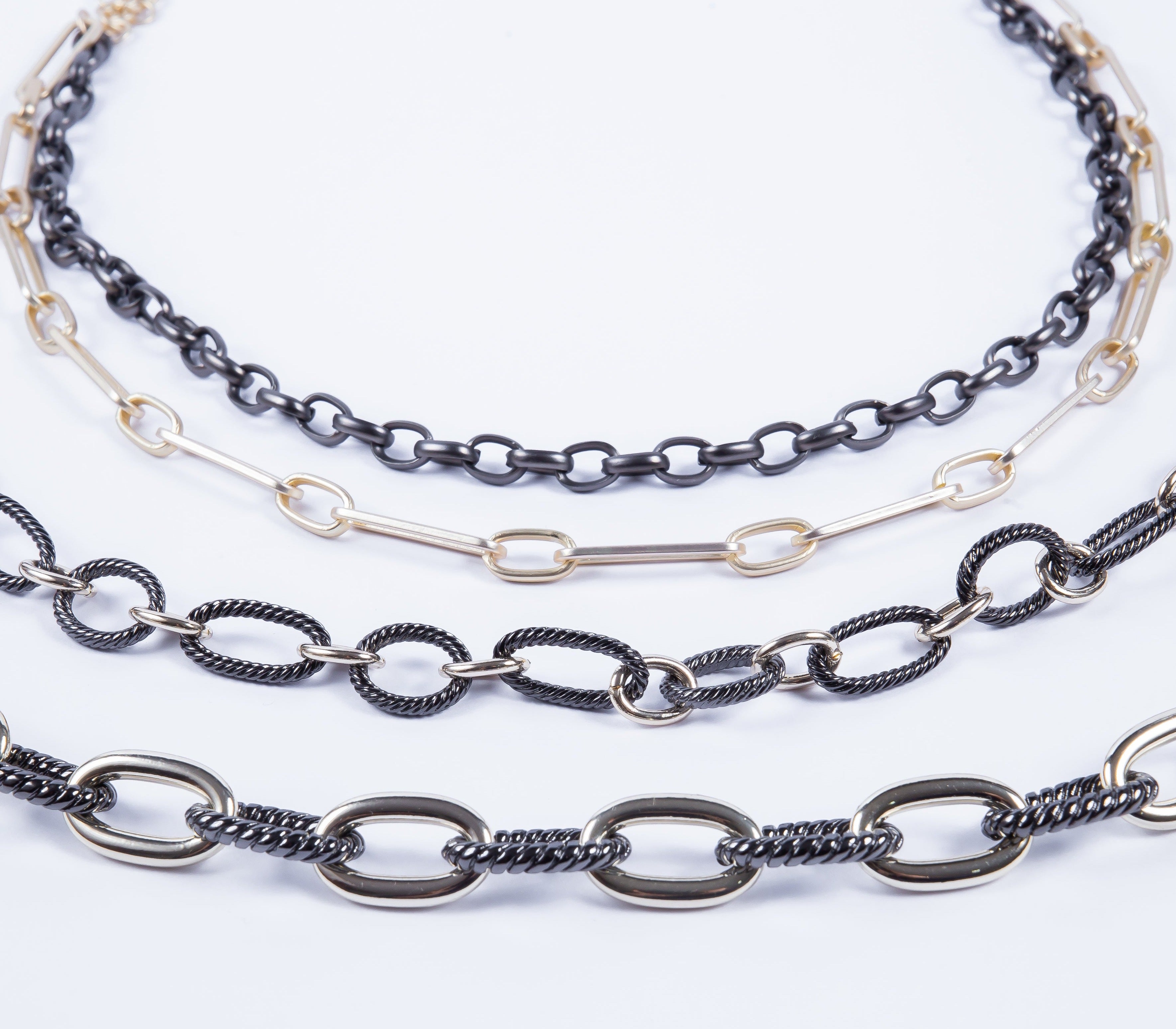 Collar Double Leri Matte Black
