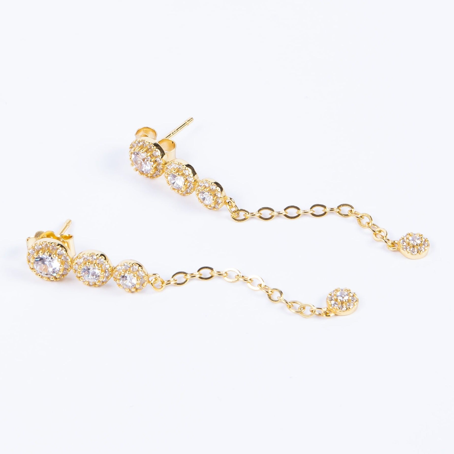Aro 3 round CZ chain