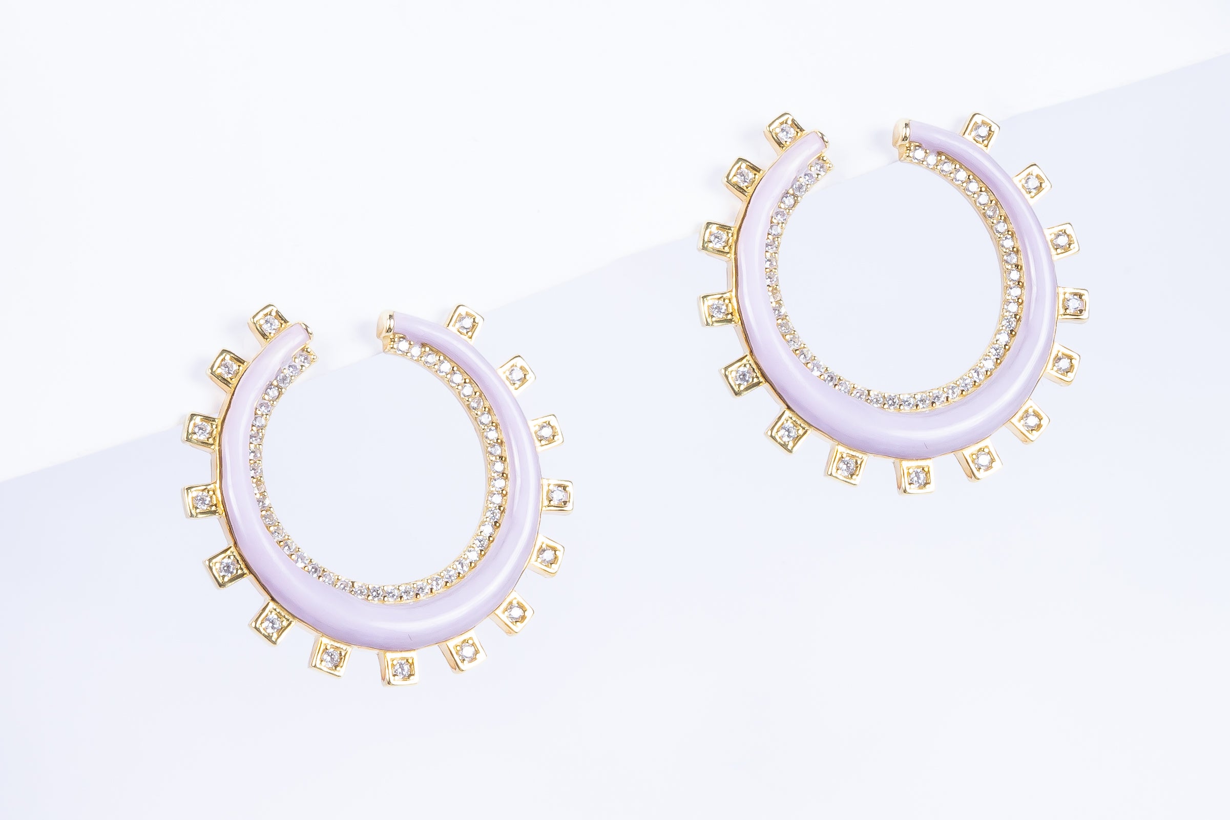 Aro Lunar Enamel Stud