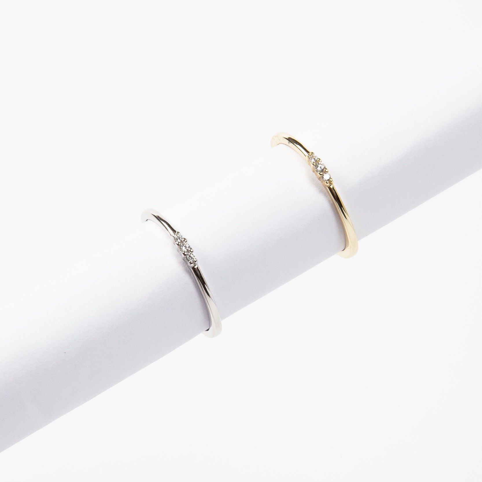 Anillo Micro Trio Cz Skinny