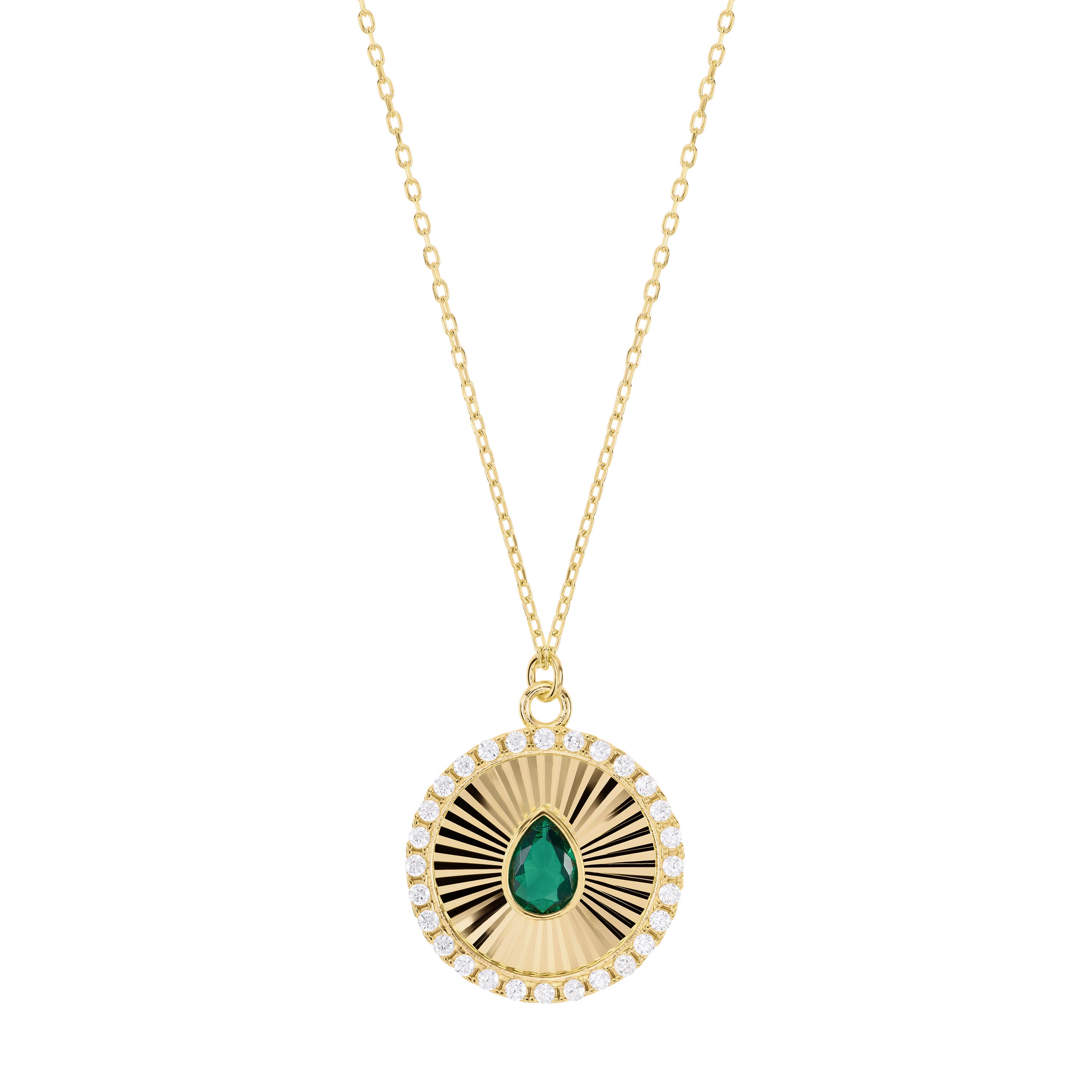 Collar Green Light Medallion