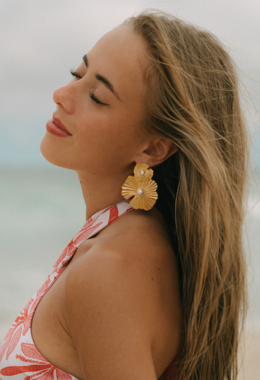 Aro Duo Gran Shinny Flower & Pearl