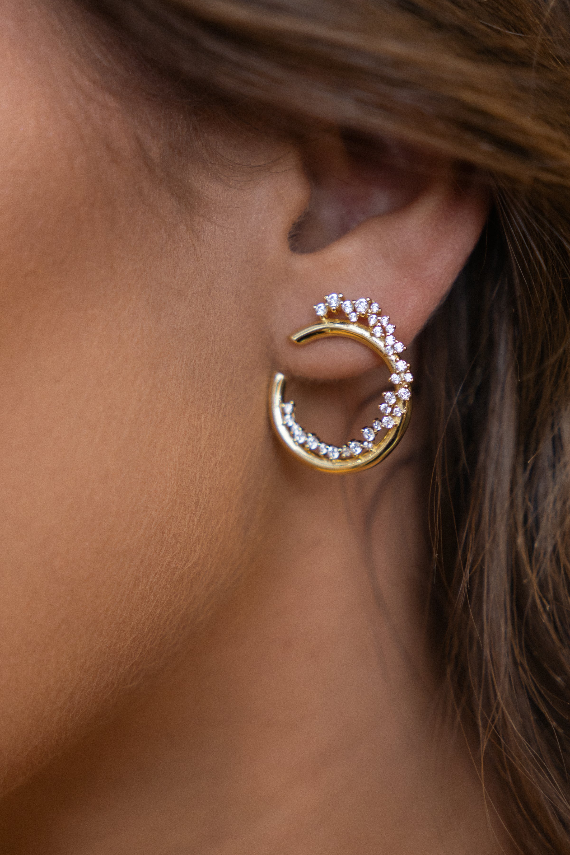 Aro Crispy Semi Circle Front Hoop