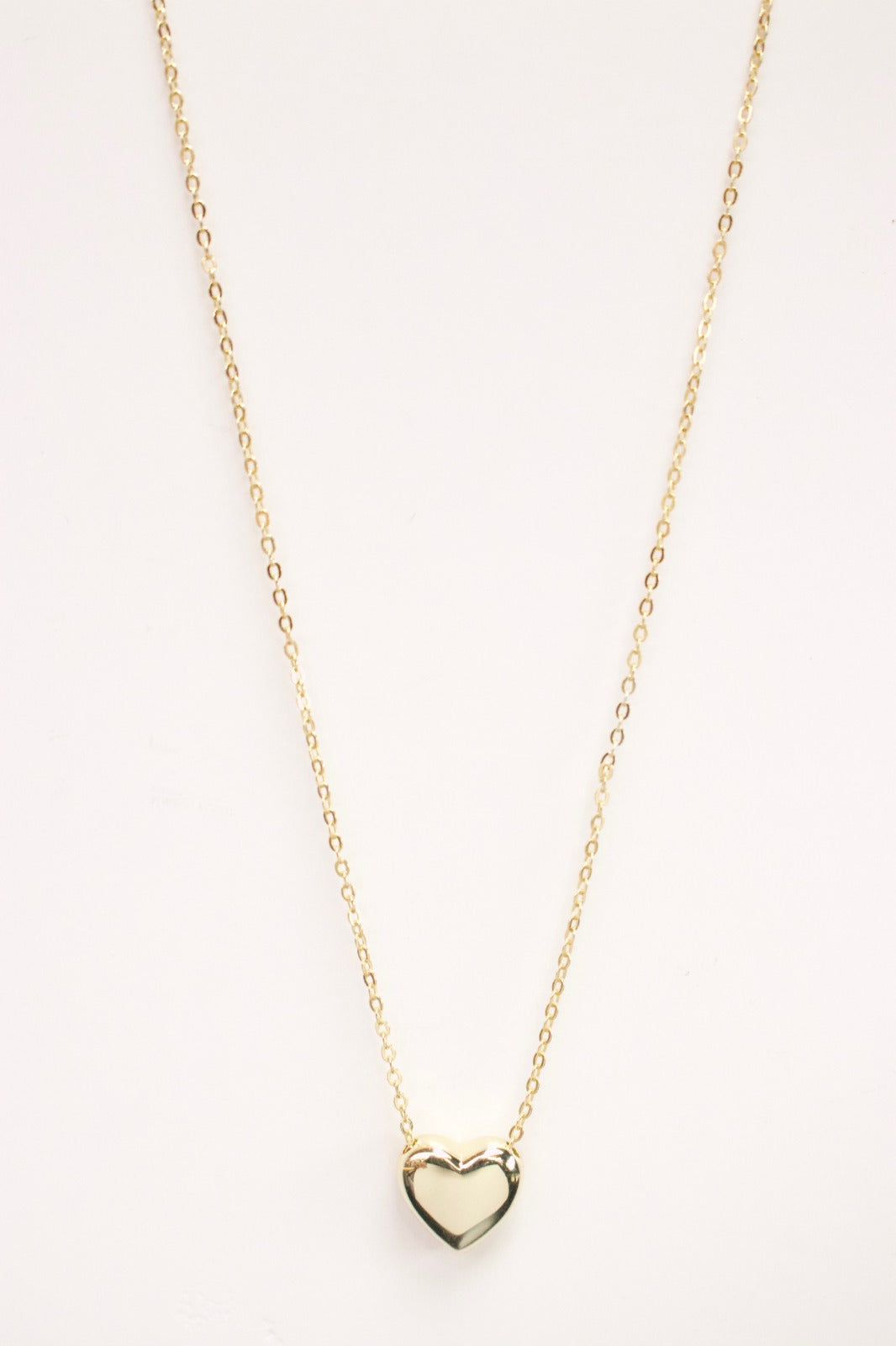 Collar Chunky Sliding Heart Necklace