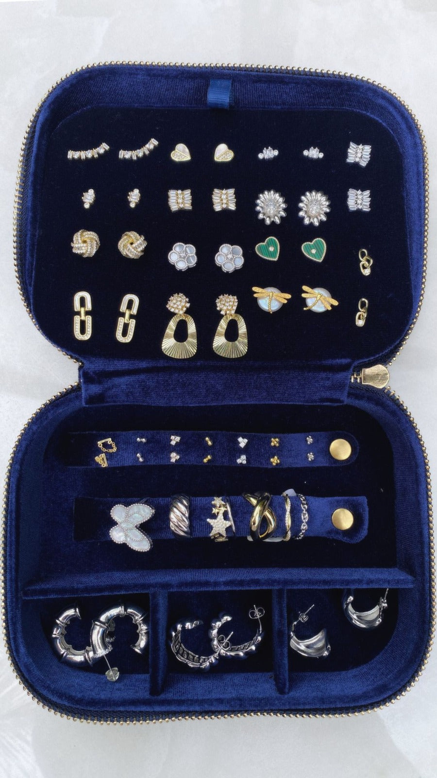 Travel Case Box Golden Velvet