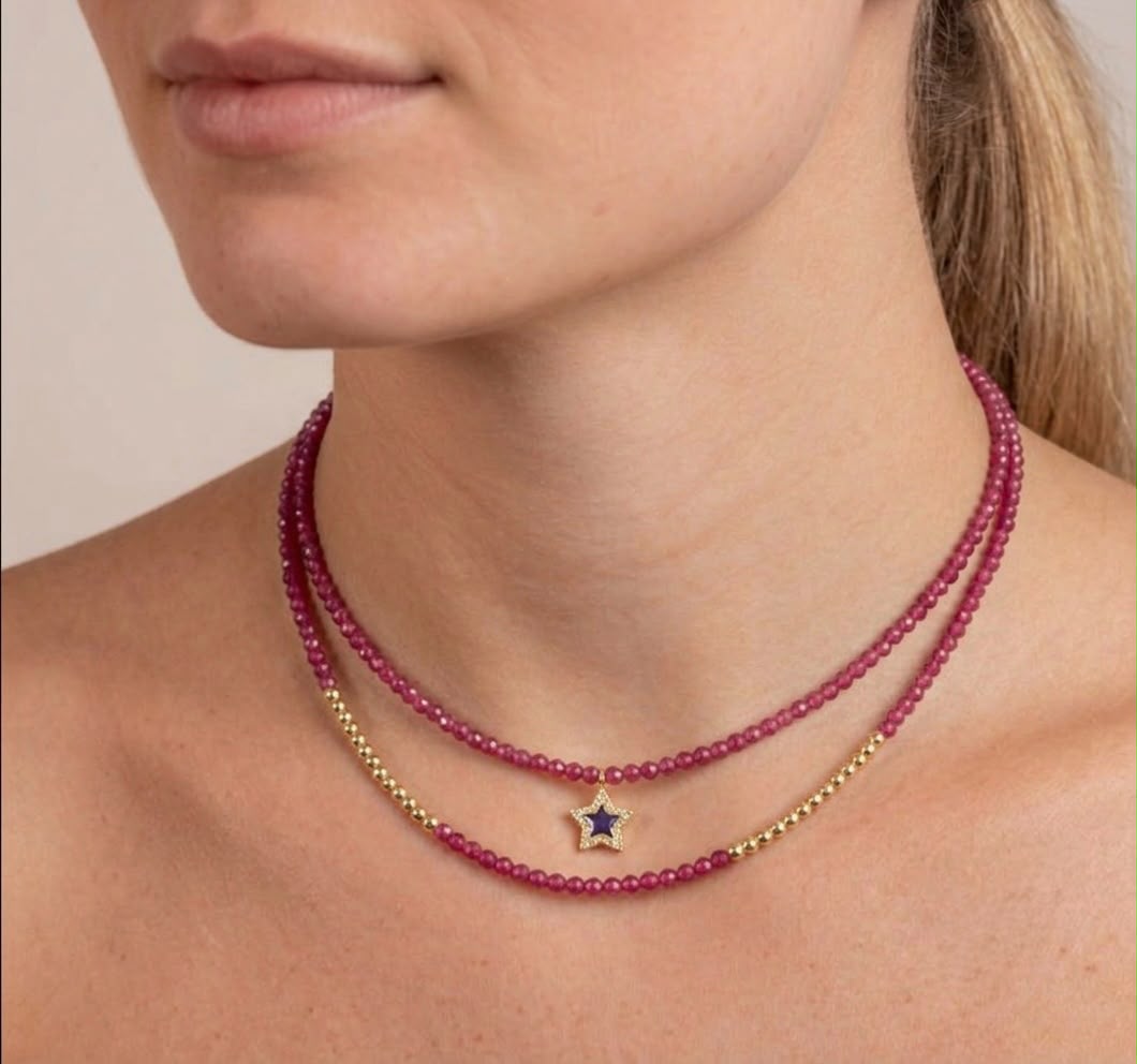 Collar Claire Choker Pink