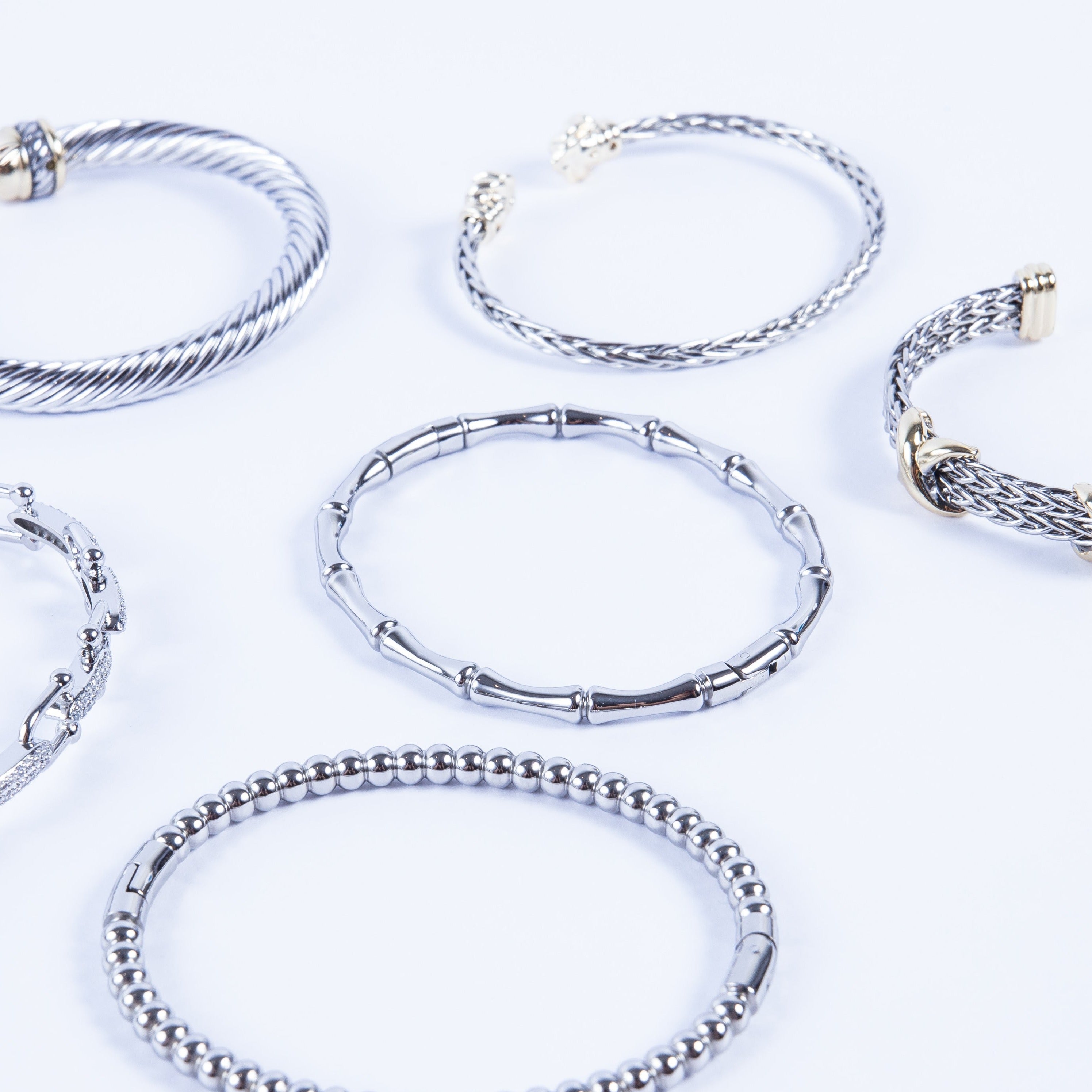 Pulsera Stainless Bamboo Ent Bracelet