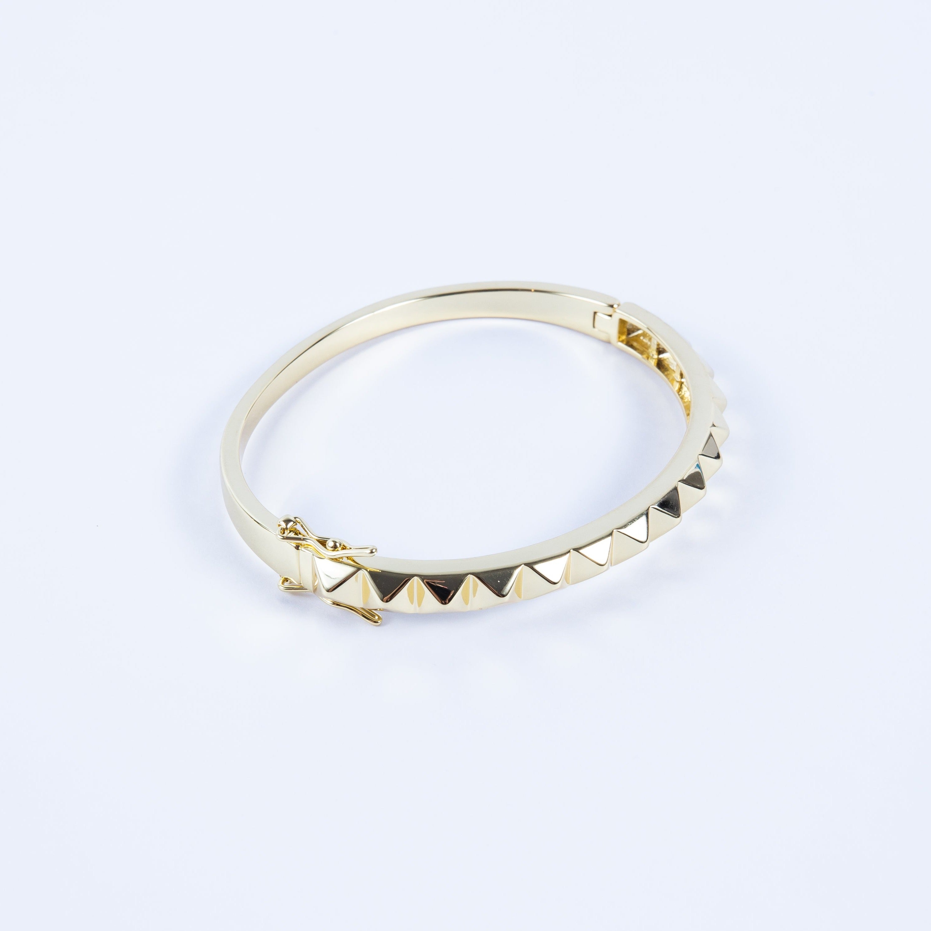 Pulsera Stainless Spike Ent Bracelet Silver