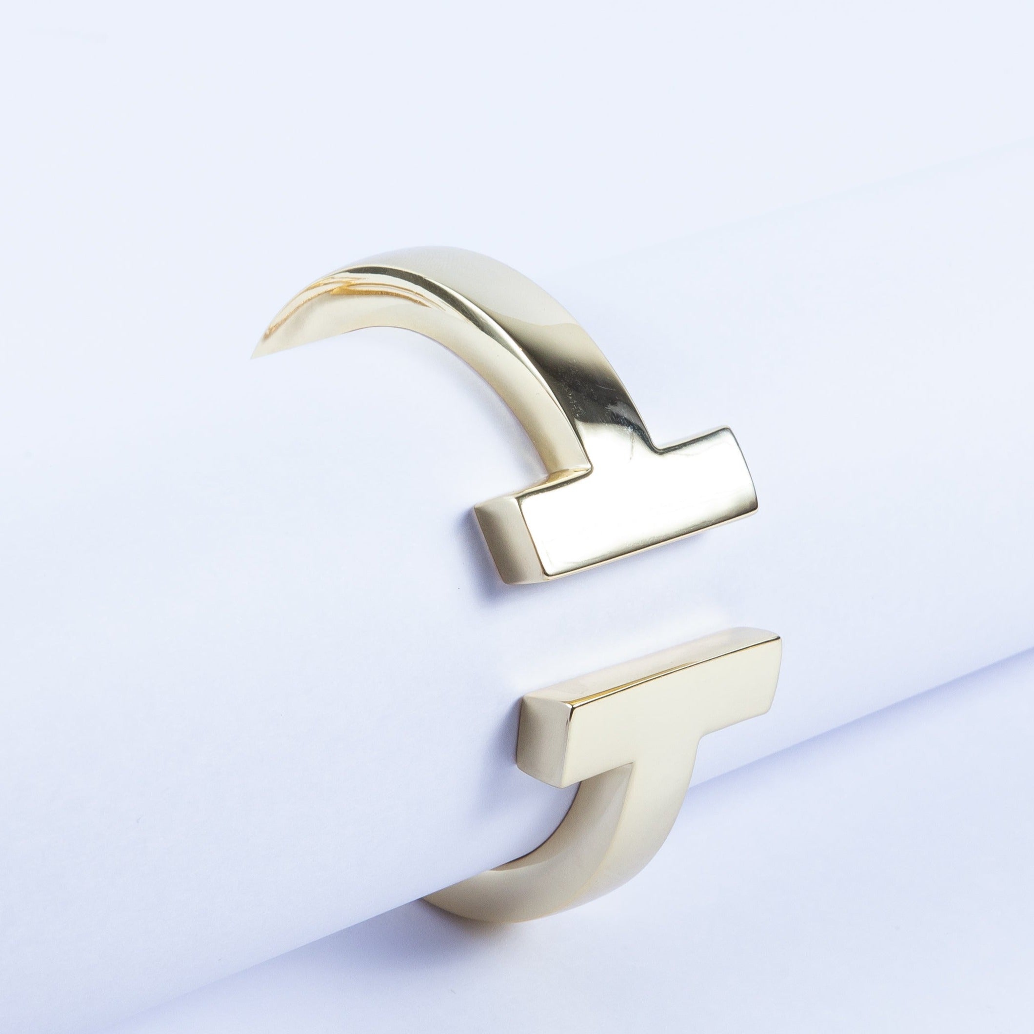 Pulsera Stainless Gran Double Bar Gold