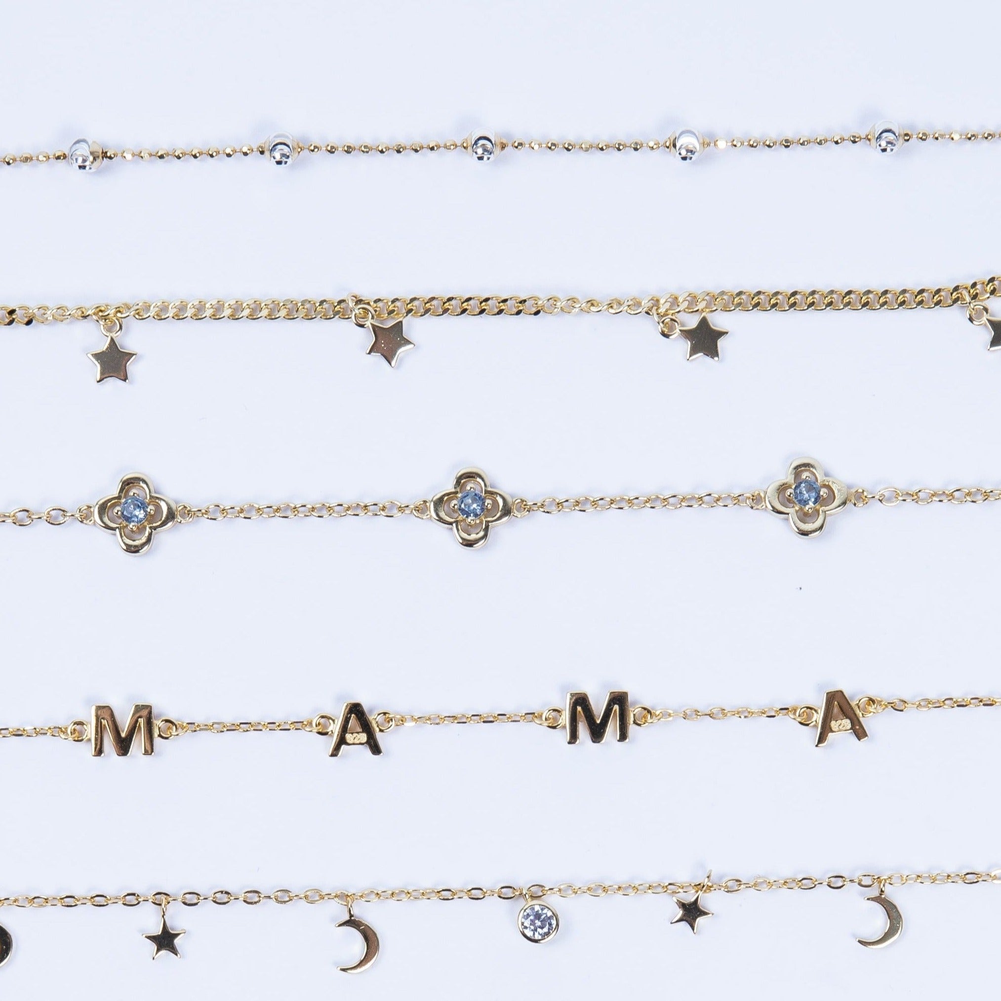 Pulsera Clover CZ Hollow