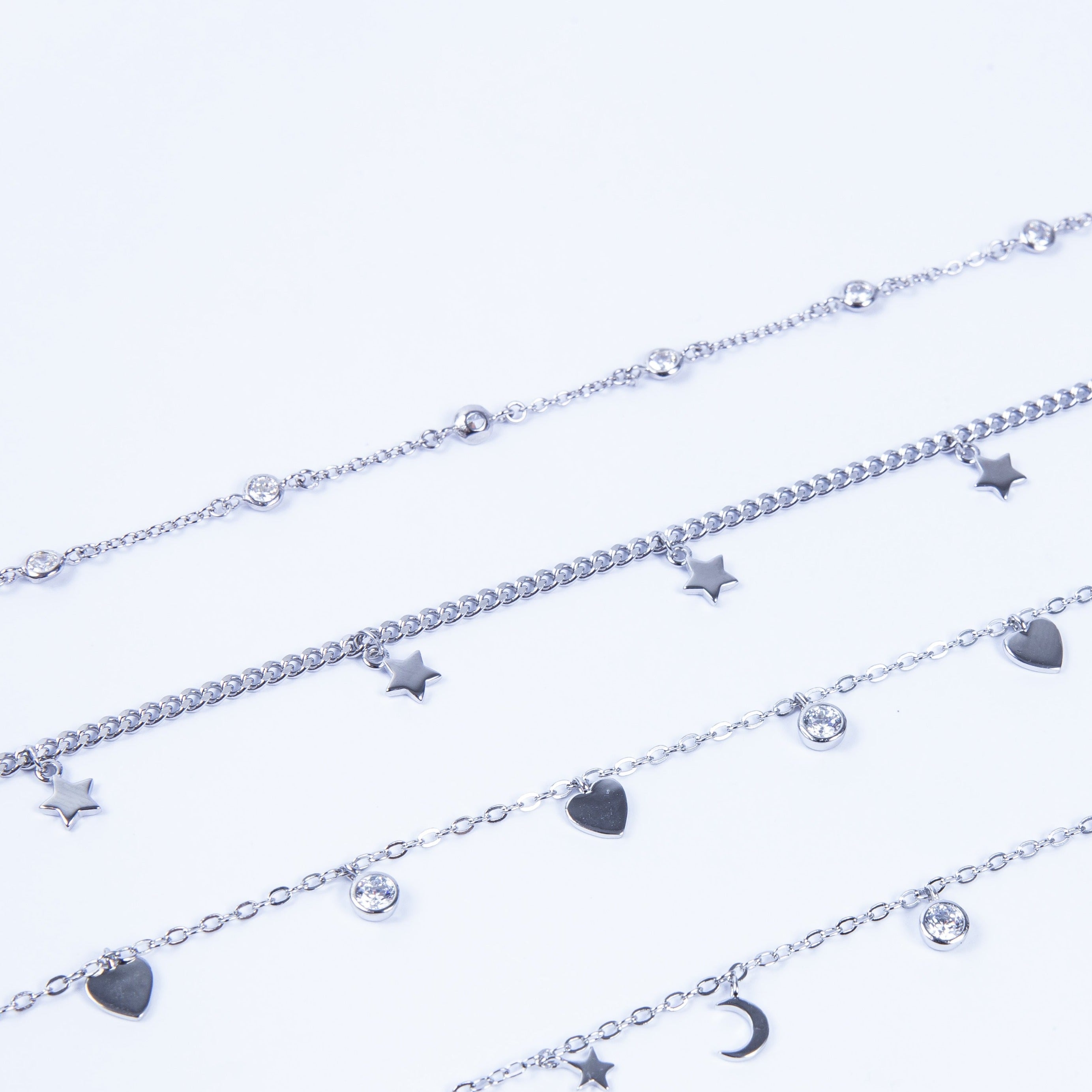 Pulsera SS Baby Cz Bracelet Silver