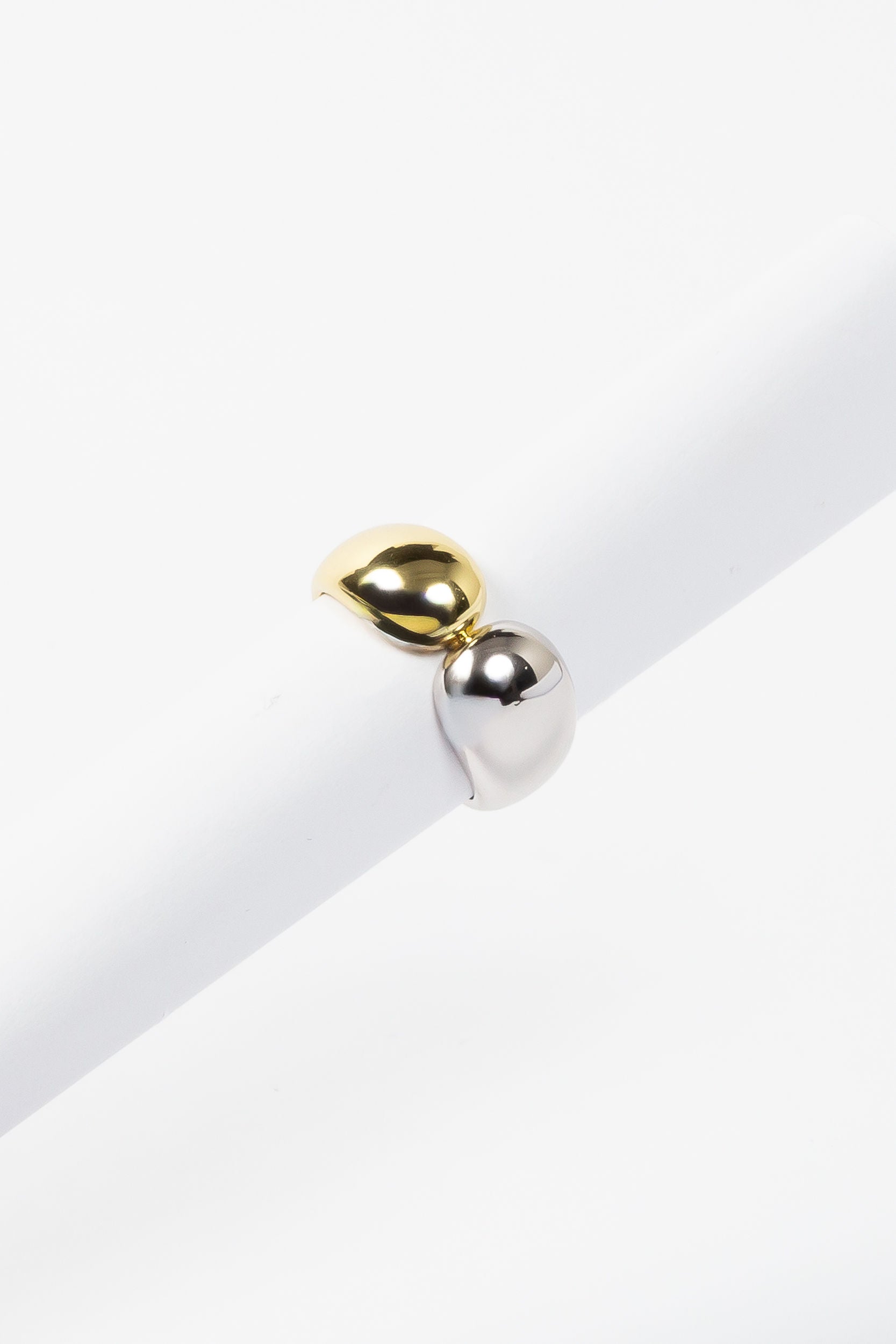 Anillo Chunky Front bicolor Bally