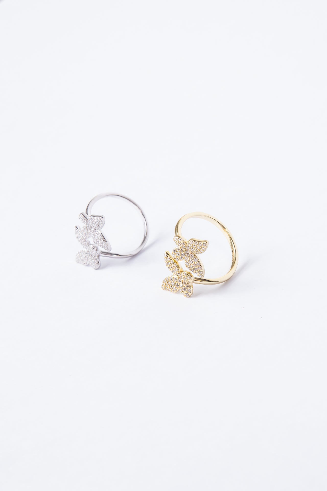 Anillo Double Butterfly Ring