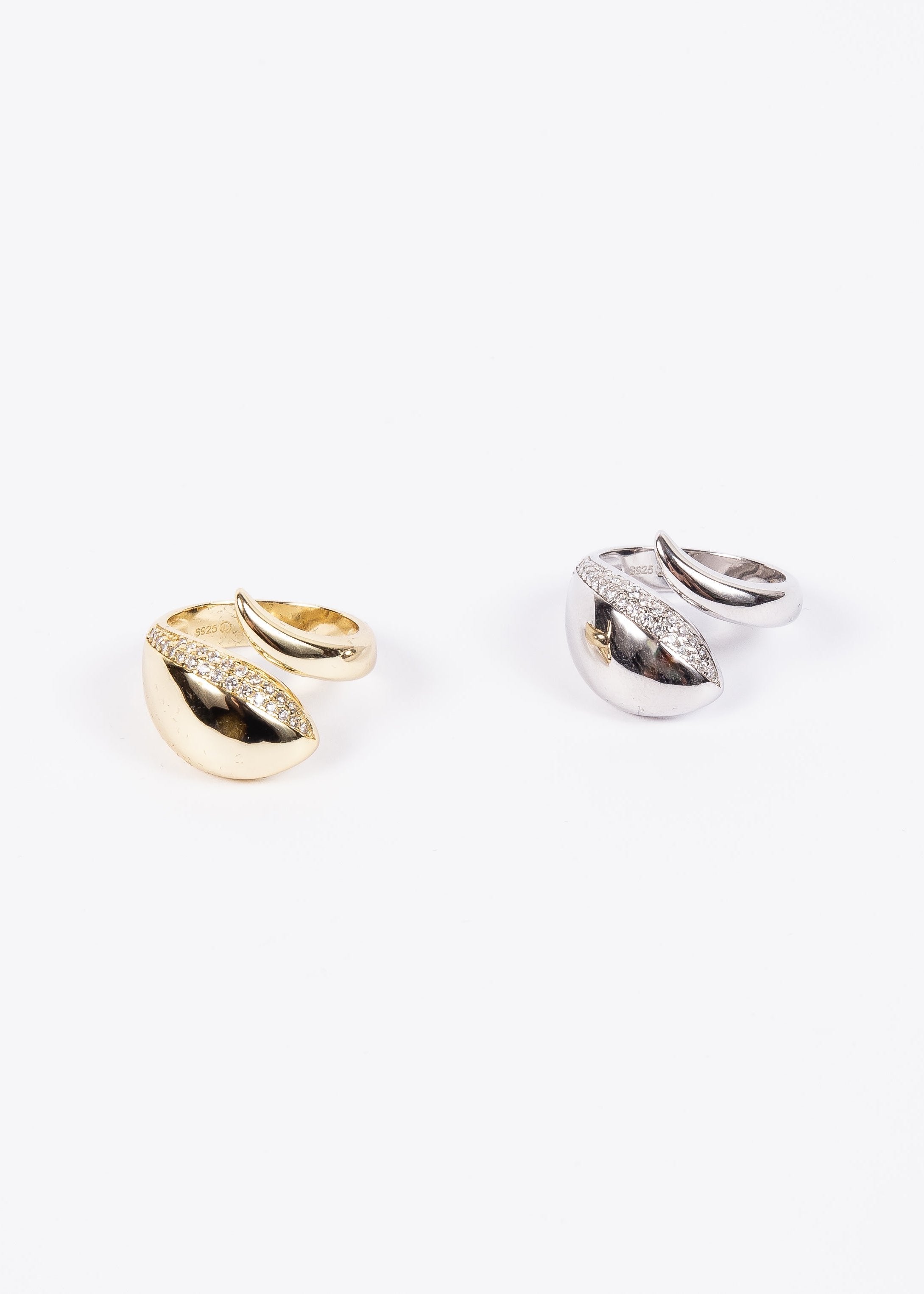 Anillo Open Tailer CZ