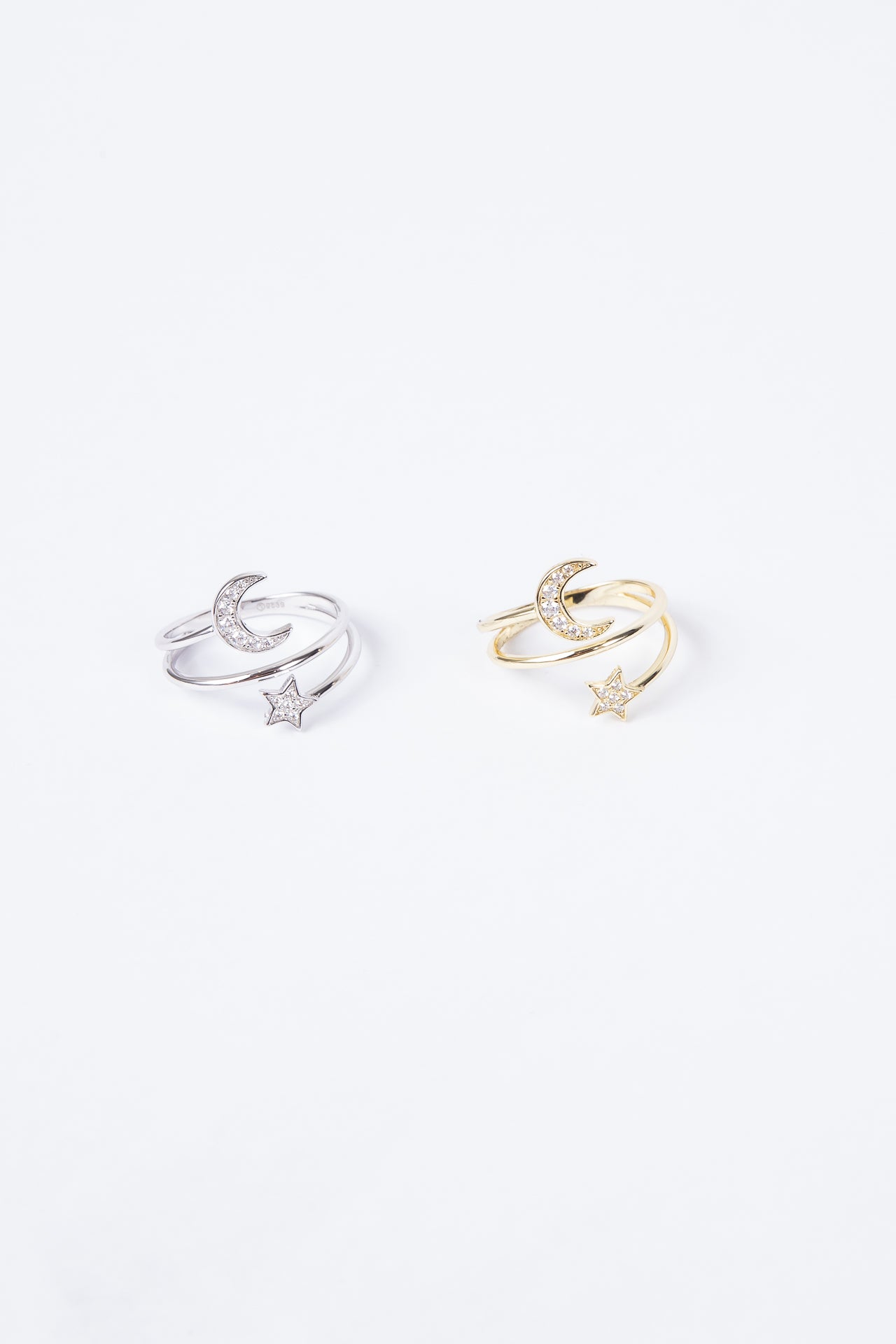 Anillo Triple Star & Moon