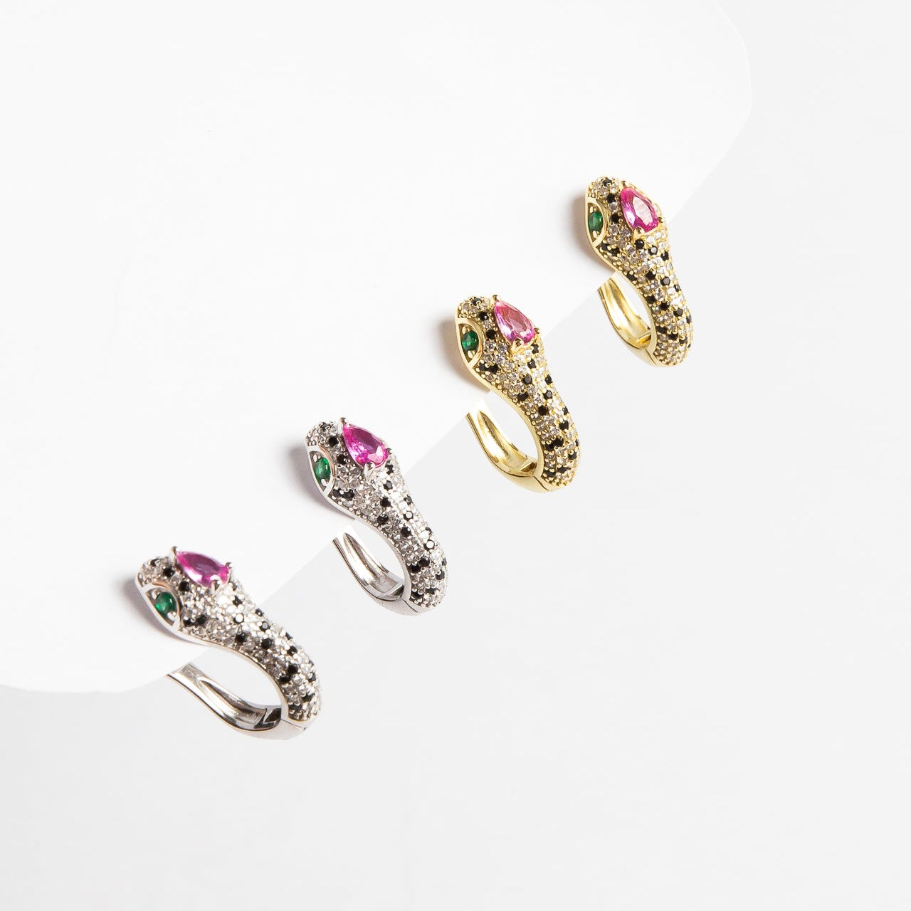 Aro The Pink Snake Hoop