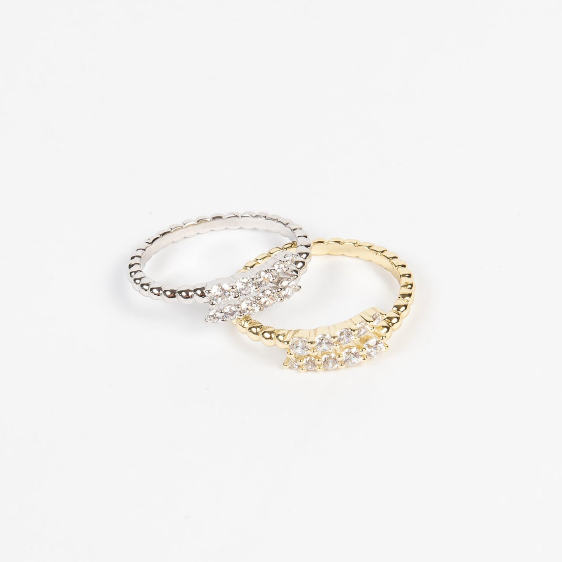 Anillo Bubbly Double Sided CZ