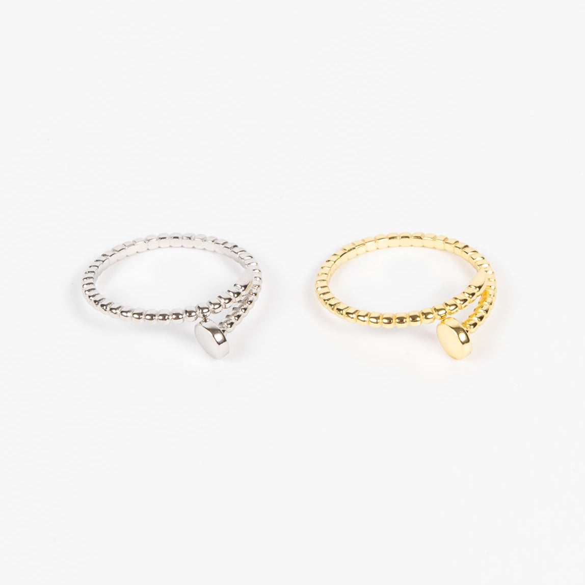 Anillo Bubbly Nail Plain