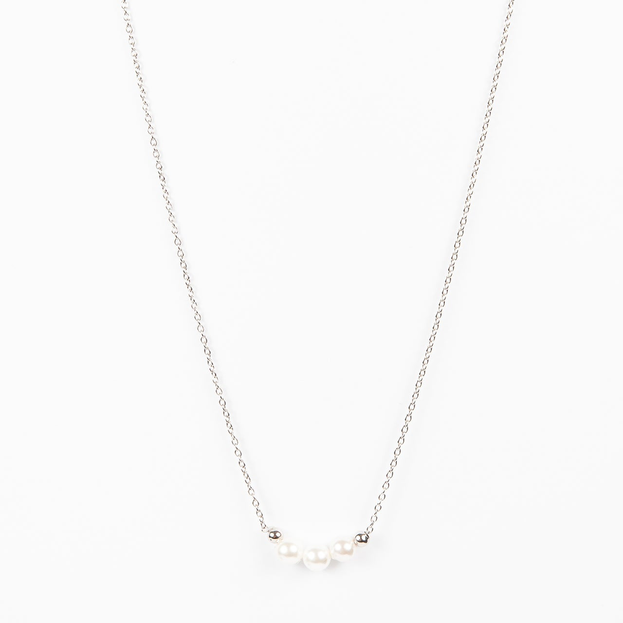 Collar 3 Dots Pearls Gold