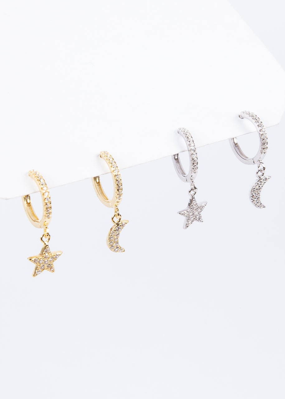 Aro Combined Kati Star & Moon Hoop
