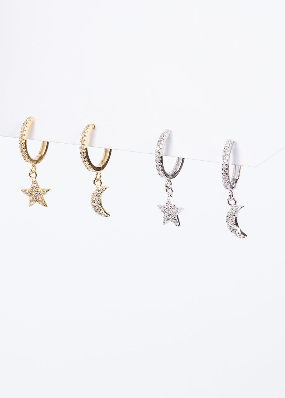 Aro Combined Kati Star & Moon Hoop