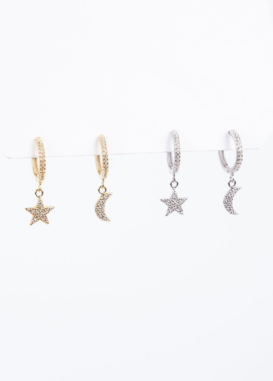 Aro Combined Kati Star & Moon Hoop