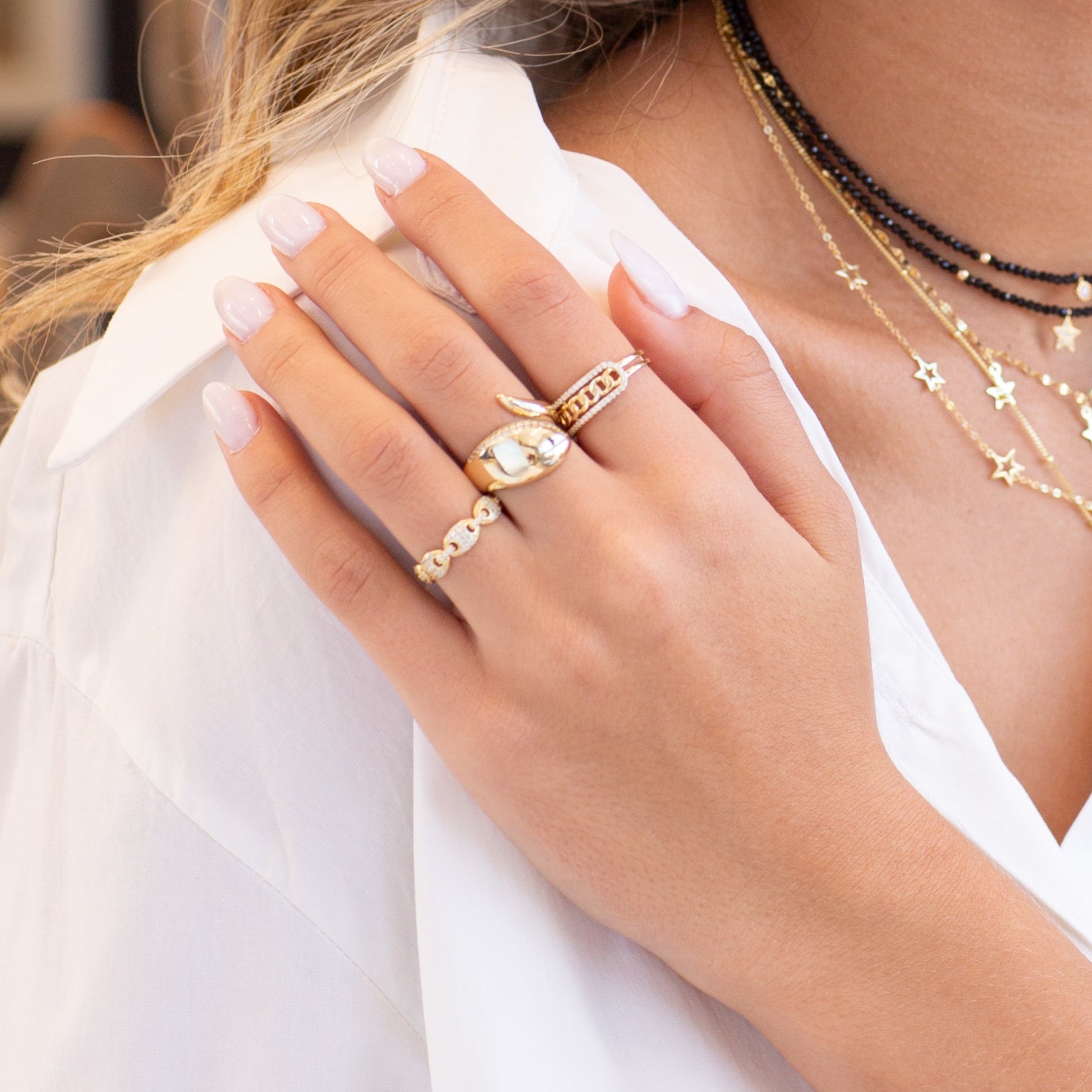 Anillo Chunky Guc Infinity Ring