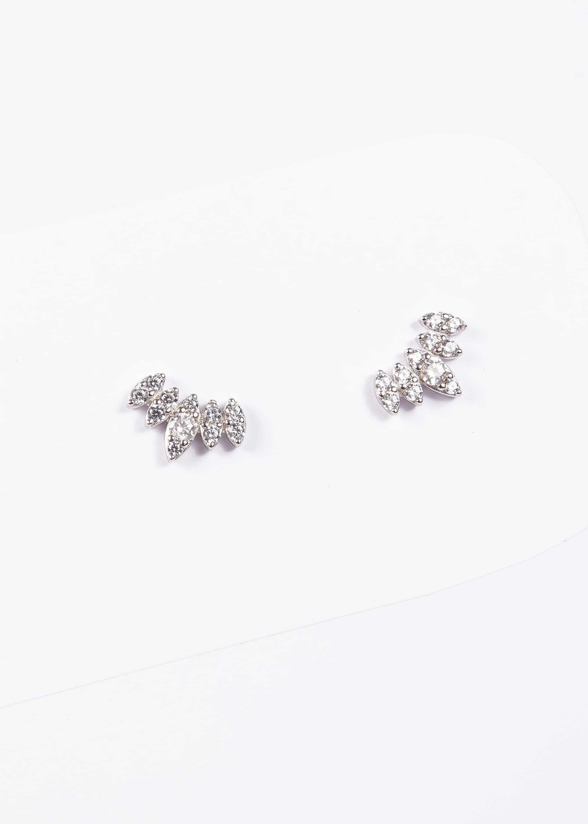 Aro New Cz Fanny Silver Stud P