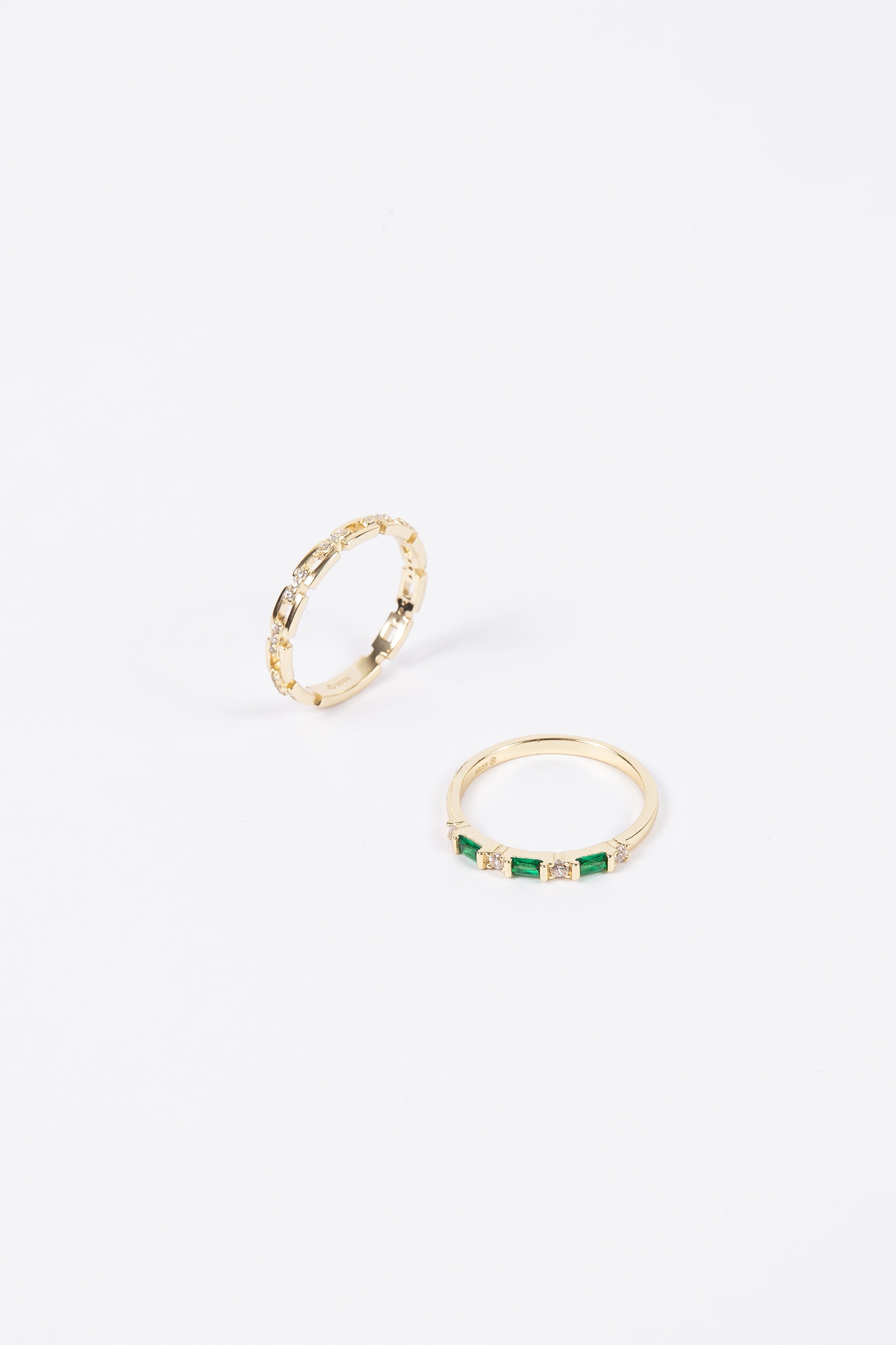 Anillo Squarey Links Ring Gold