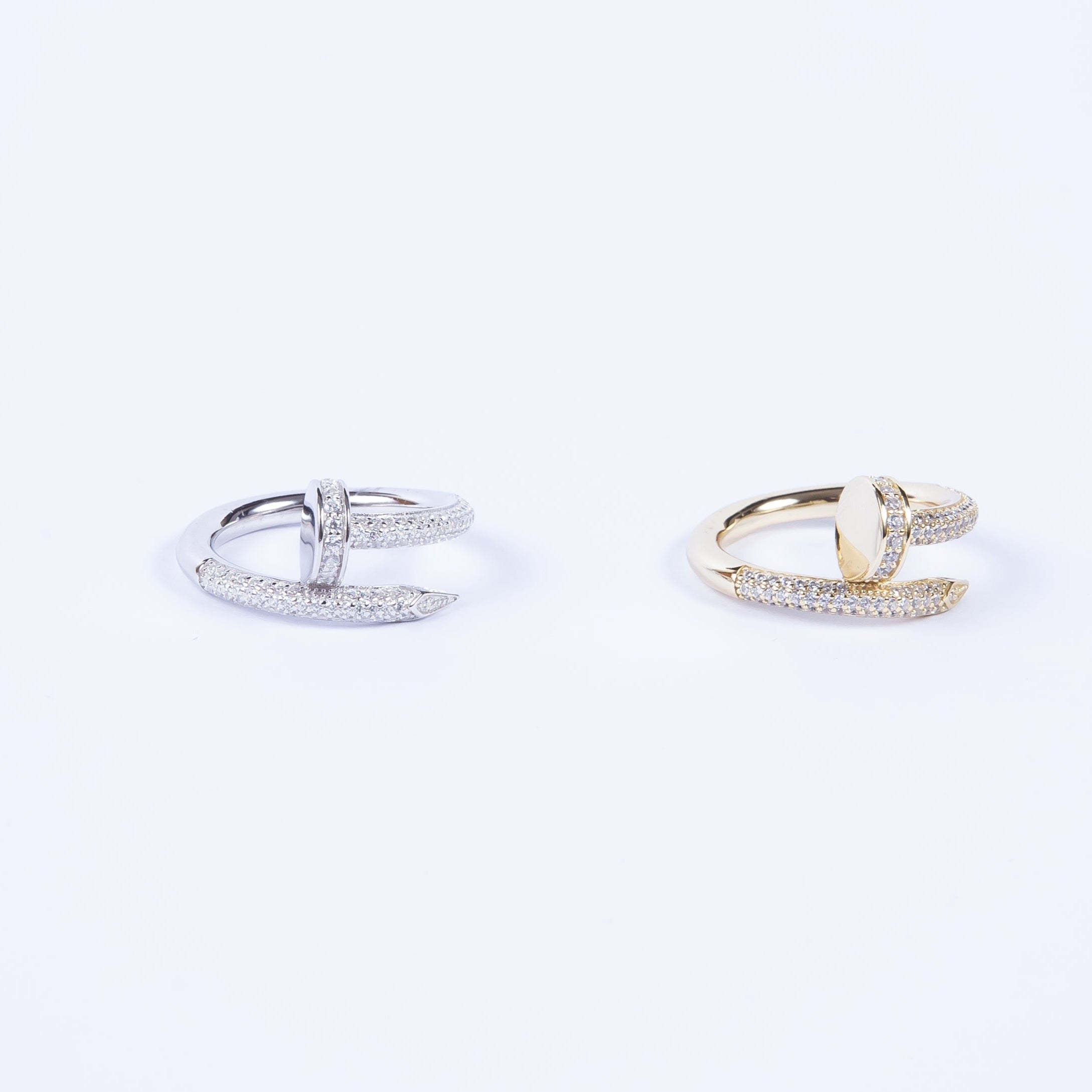 Anillo Gran Nail Cz Ring