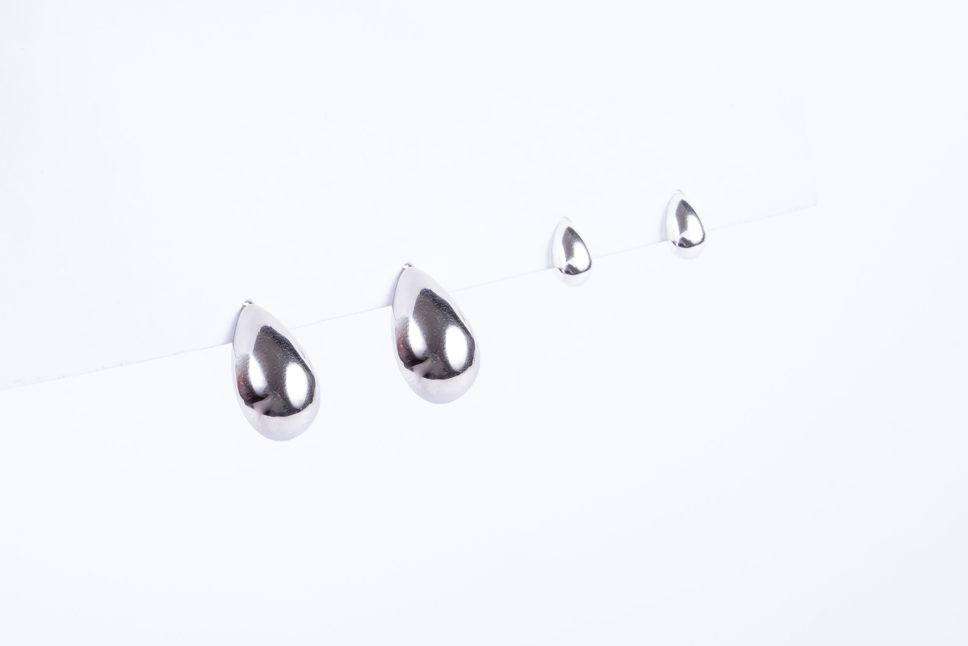Aro Sterling Silver Drop Stud