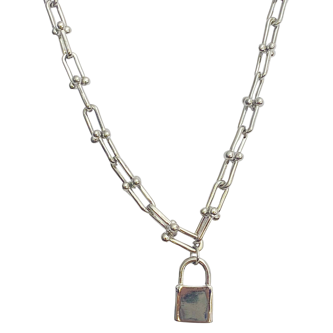 Collar Yumba Locket Silver