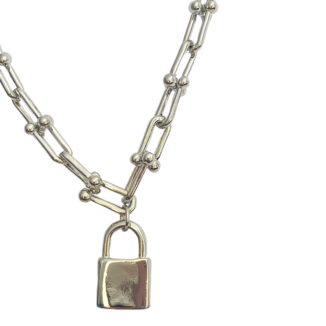Collar Yumba Locket Silver