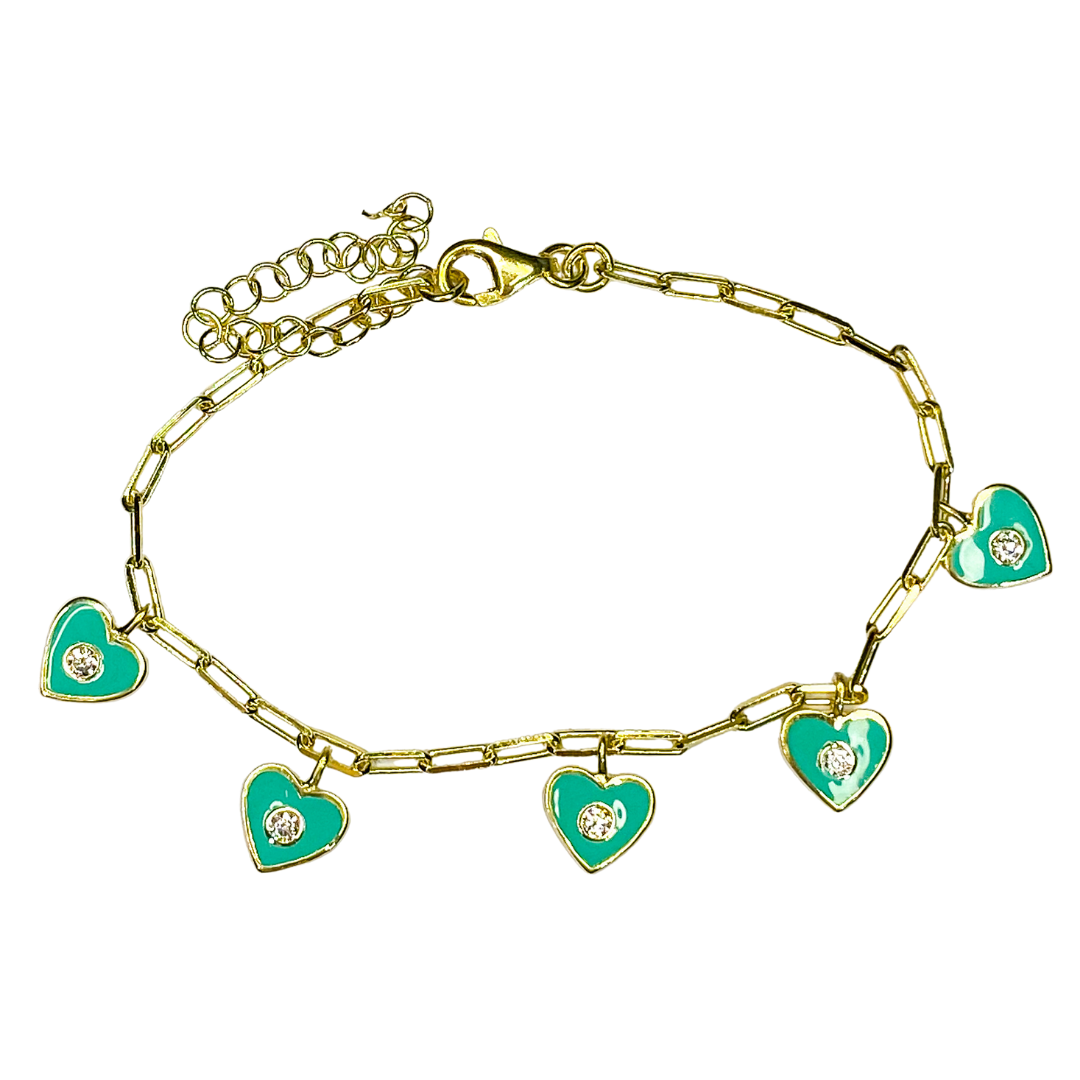Pulsera Floating Hearts