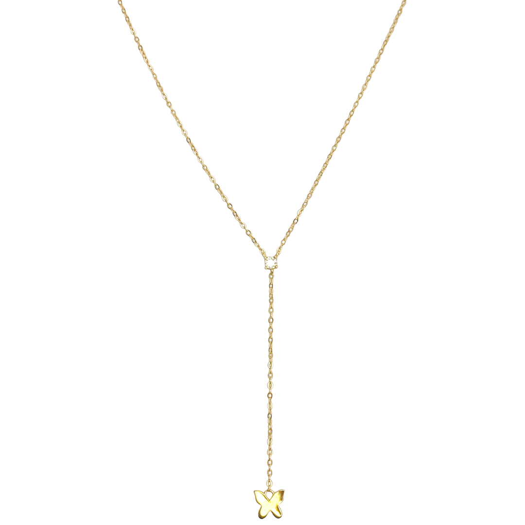 Collar Single Butterfly Drop