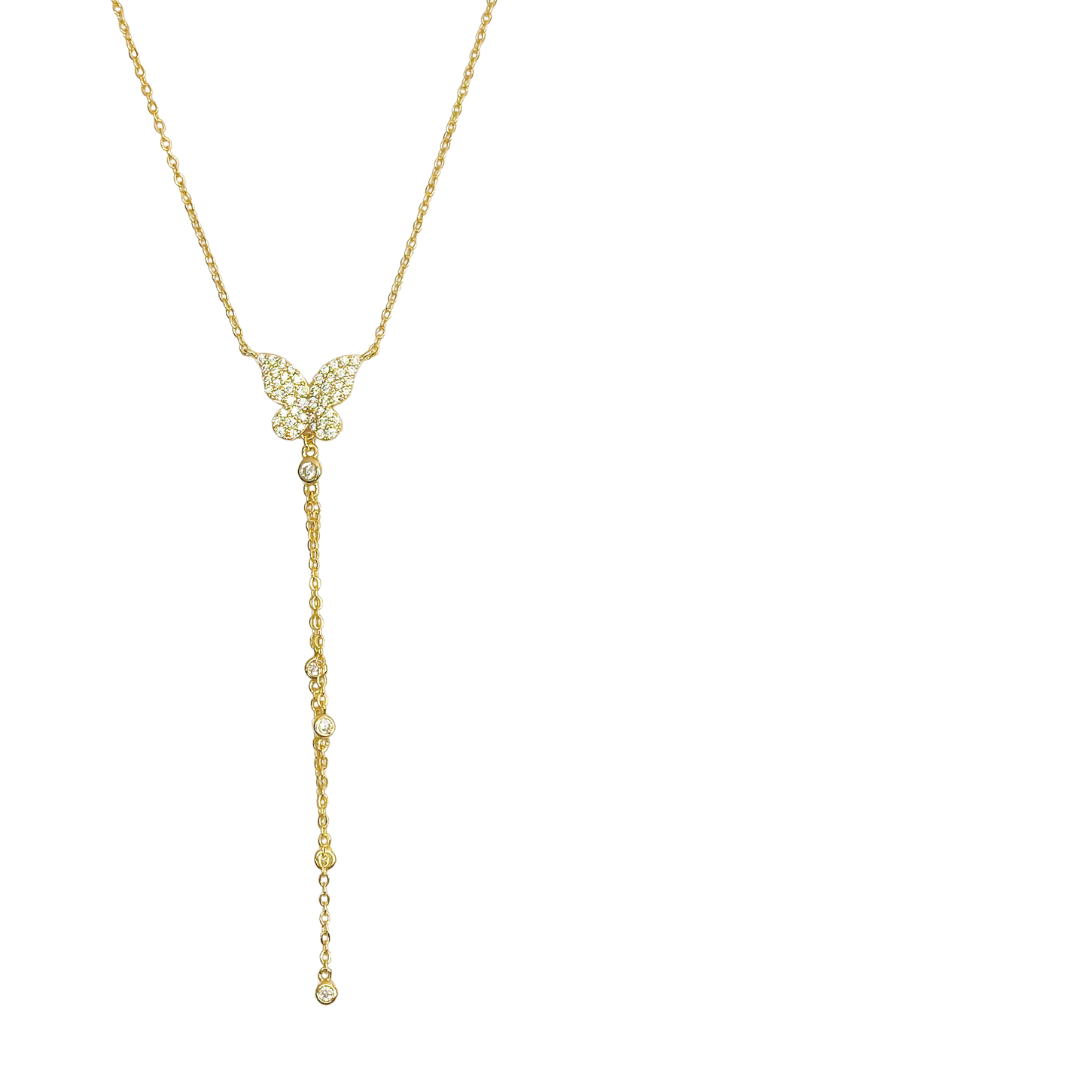 Collar Butterfly Drop Rain