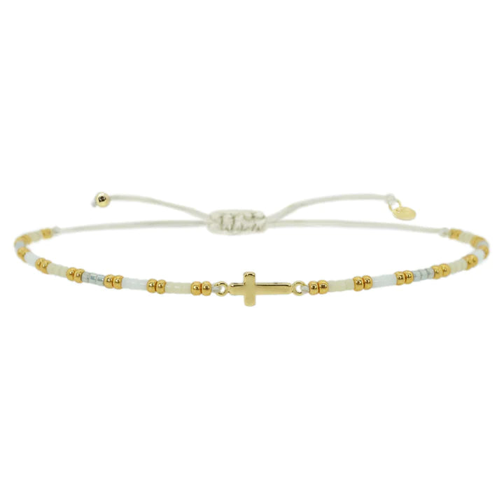 Pulsera Cross Braided Bracelet