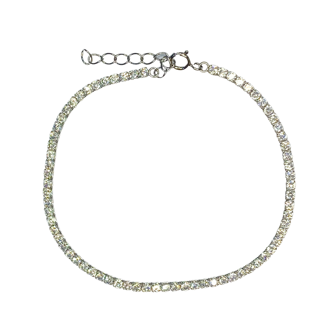 Pulsera Tennis Hip Bracelet Silver