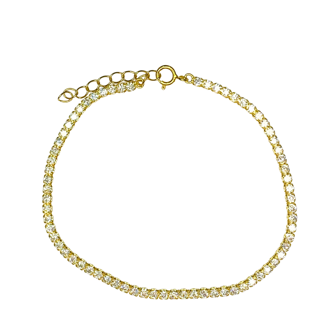Pulsera Tennis Hip Bracelet Gold