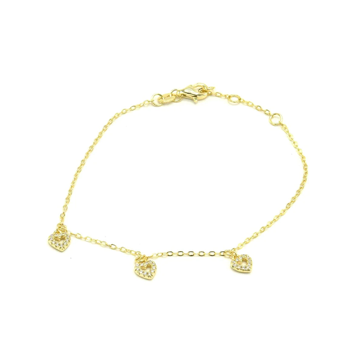 Pulsera 3 baby Hollow Hearts