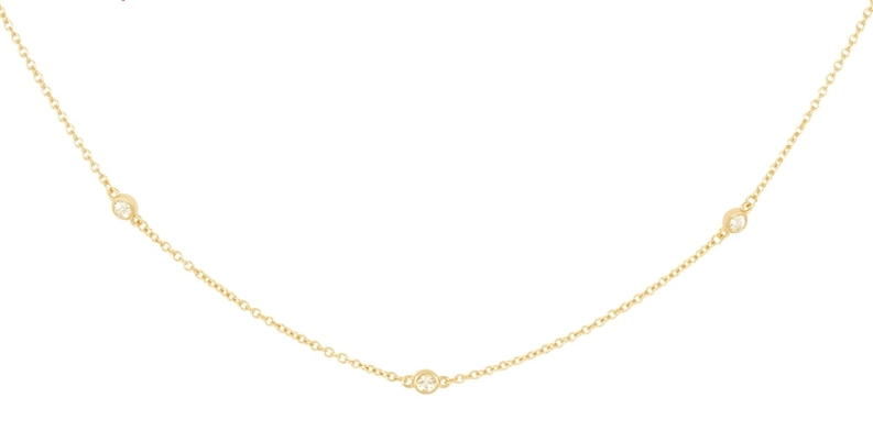 Collar 3 CZ Bell