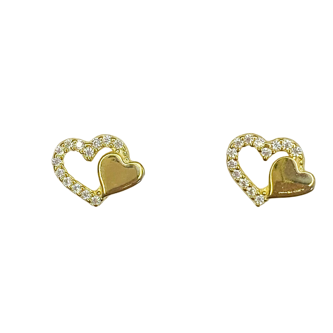 Aro Double Hollow Heart