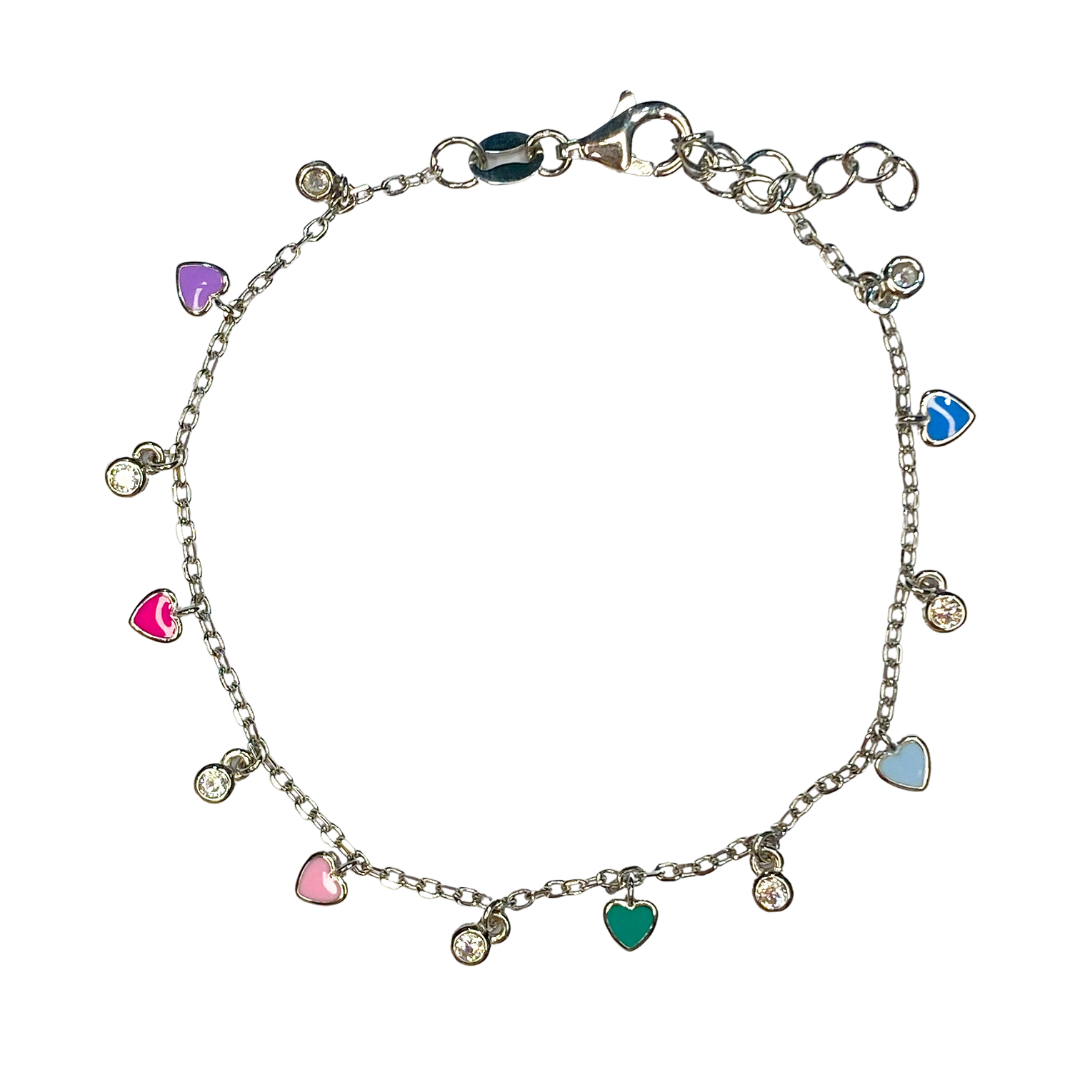 Pulsera Baby Star & Heart Enamel Bracelet