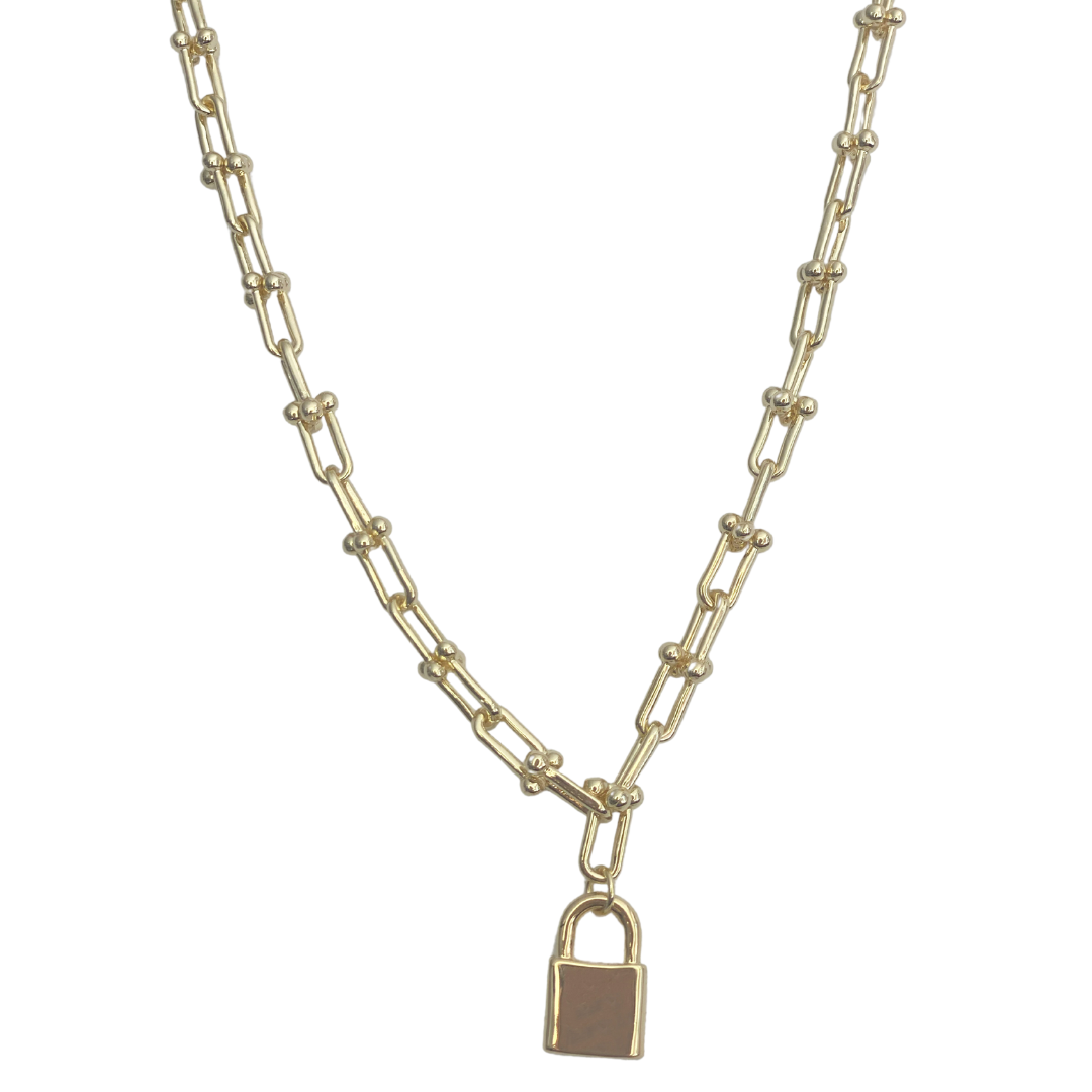 Collar Yumba Locket Gold