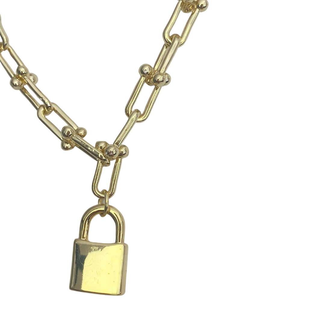 Collar Yumba Locket Gold