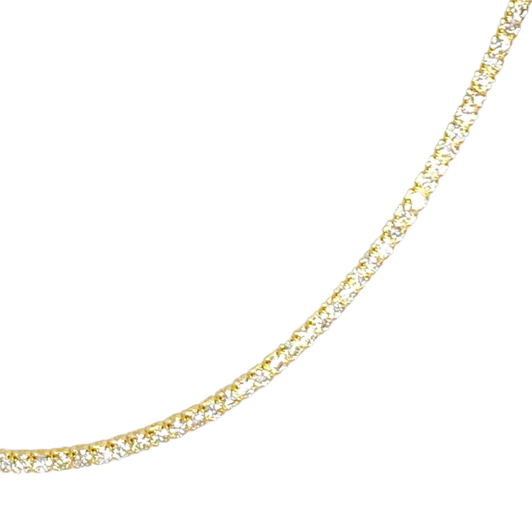 Collar Locket Tennis Choker