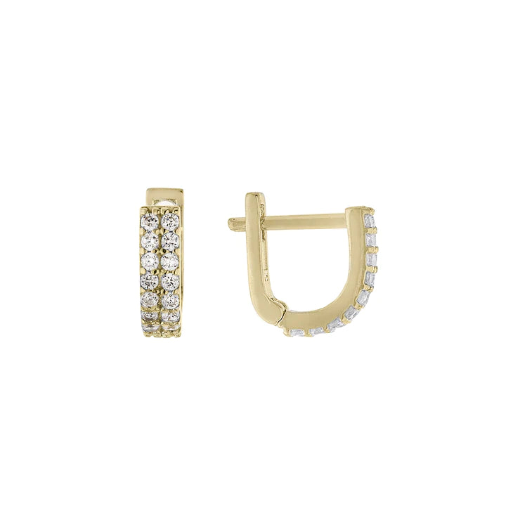 Aro Baby Oval CZ Huggie