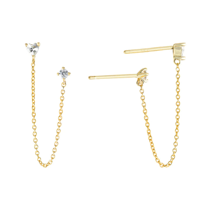 Aro Double Baby Light Chain Stud