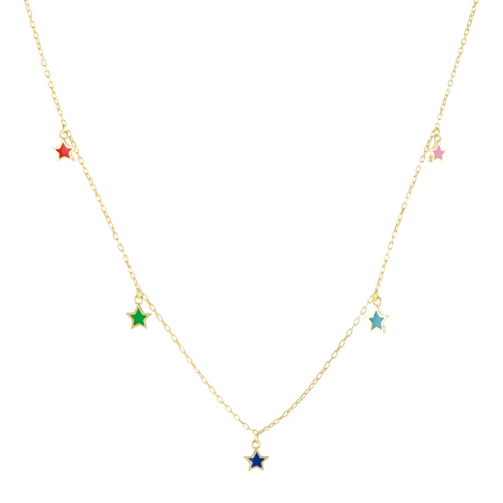 Collar Baby Star Enamel Choker